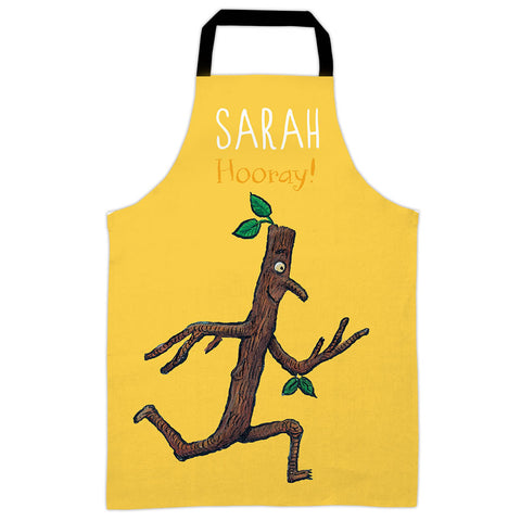 Yellow Stick Man Personalised Apron