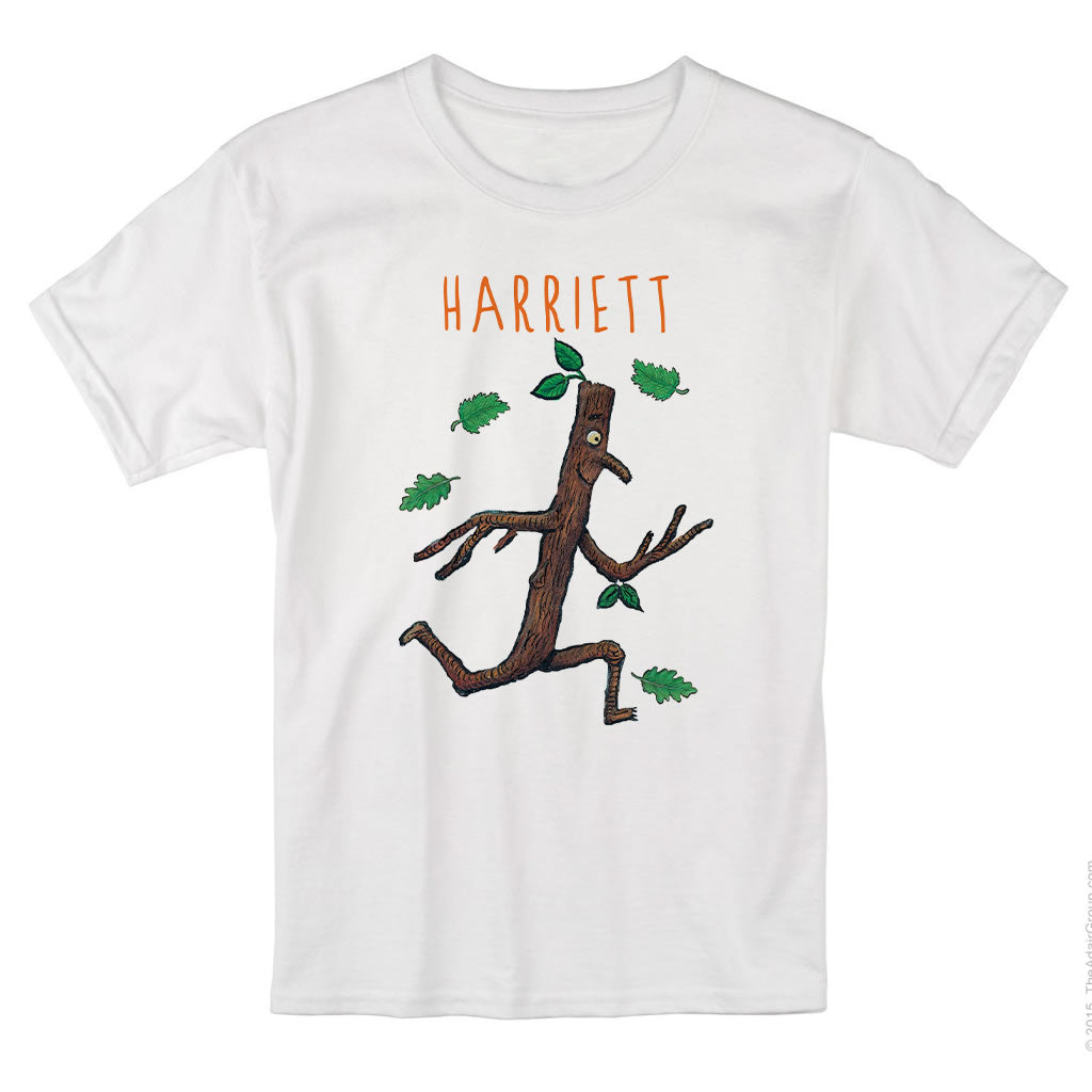 Stick Man Running Personalised T-shirt
