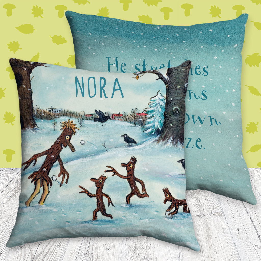 Stick Family Personalised Cushion
