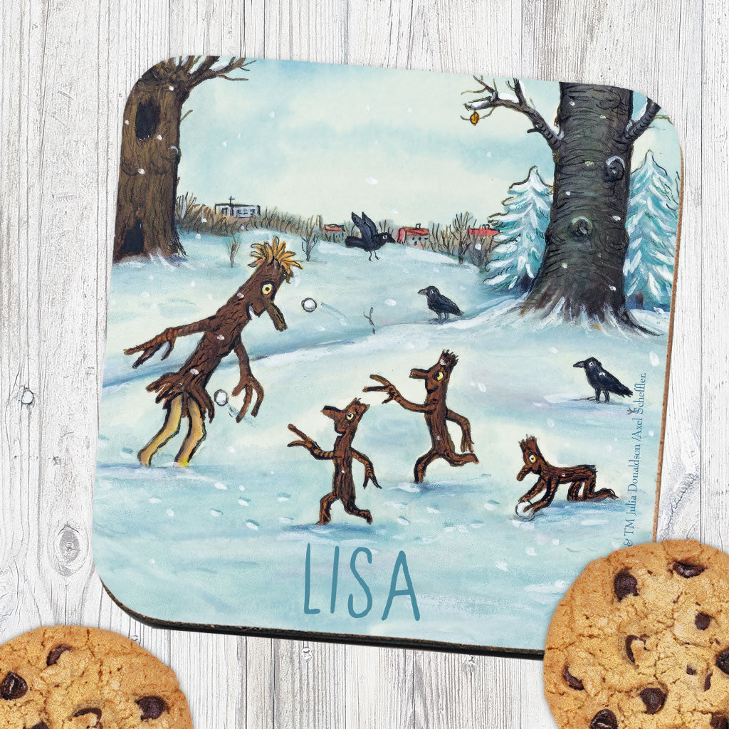 Stick Family Personalised Coaster (Lifestyle)