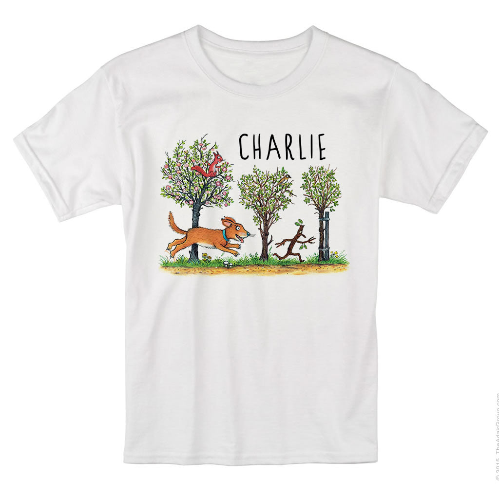 Stick Man Chase Personalised T-shirt