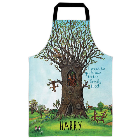 Family Tree Stick Man Personalised Apron