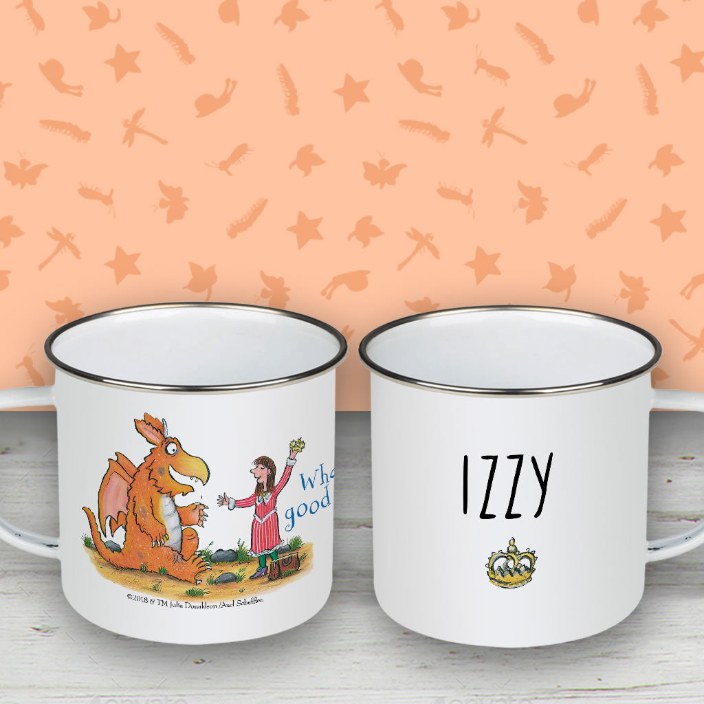"What a good idea! Zog Personalised Enamel Mug (Lifestyle)