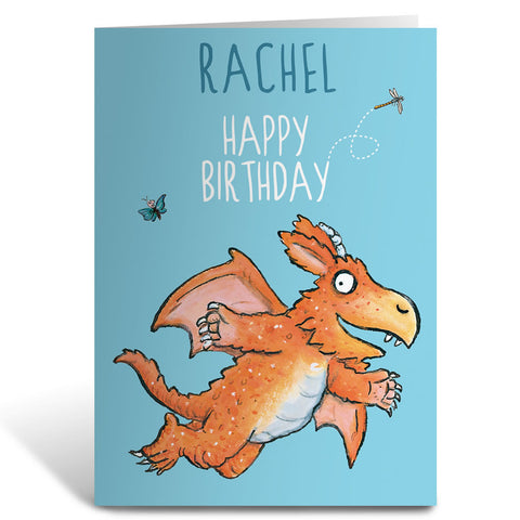 Zog Personalised Greeting Card