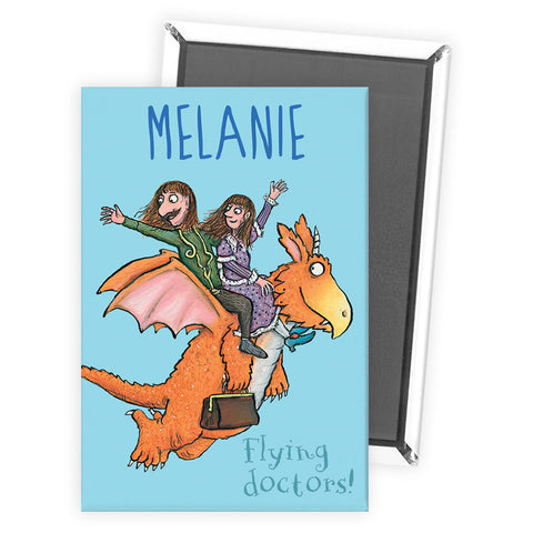 Flying Doctors! Zog Personalised Magnet