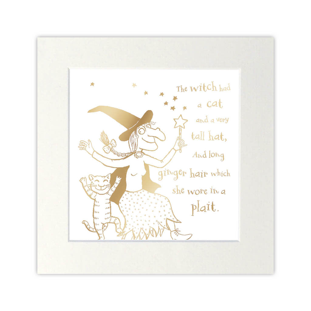 Room on the Broom Foil Art Print