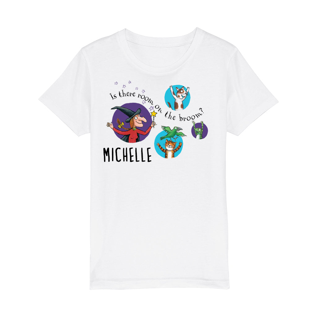 Room on the Broom Anniversary Capsule Personalised White T-shirt