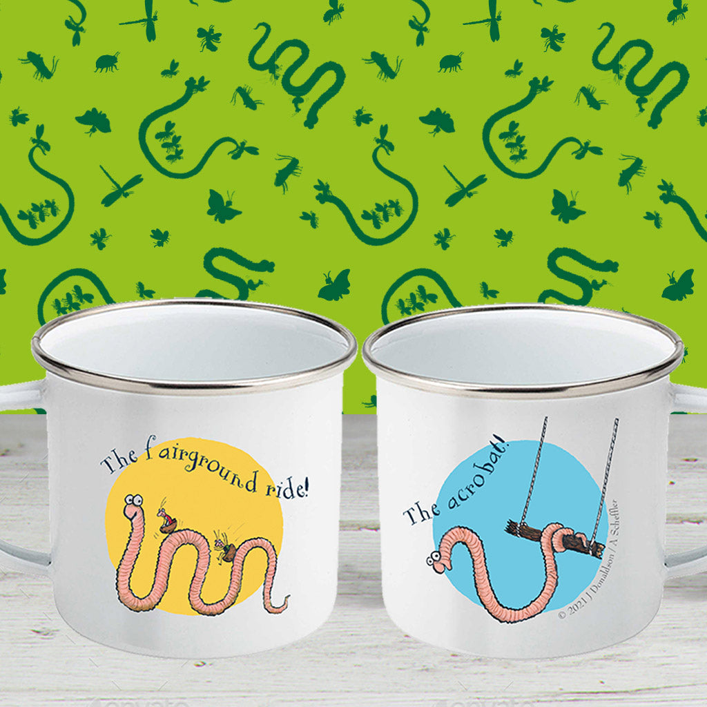 Superworm Enamel Mug