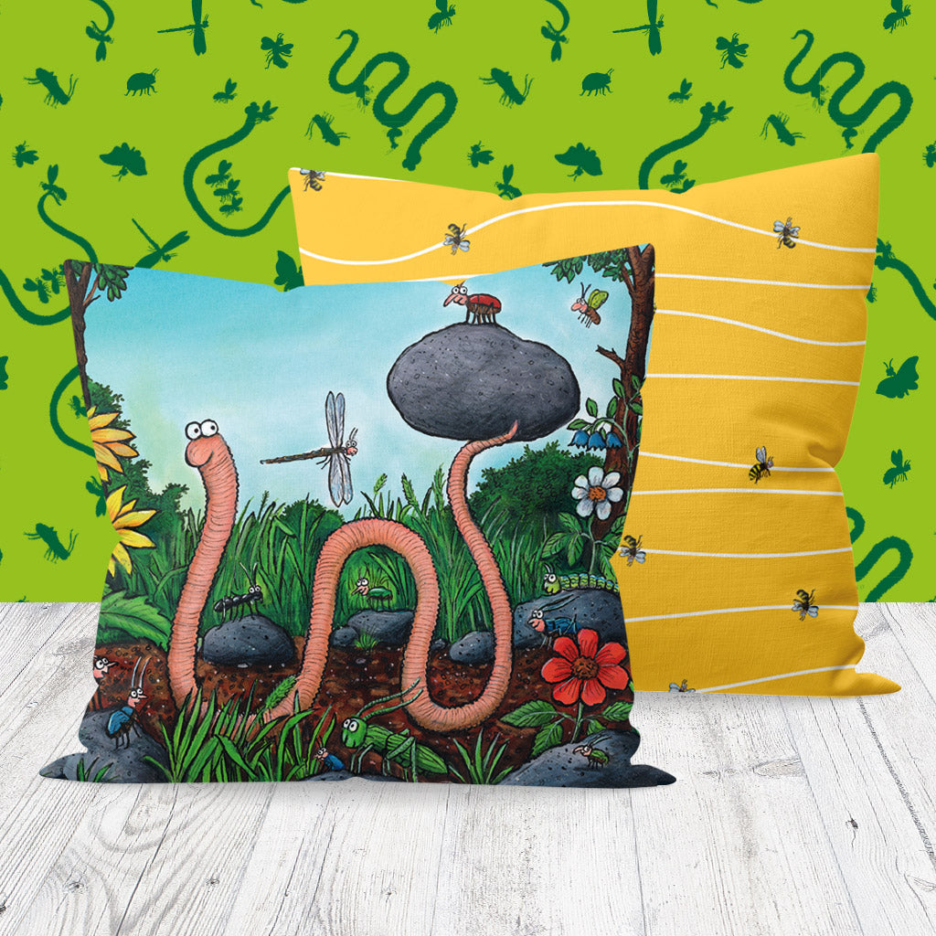 Superworm Personalised Cushion