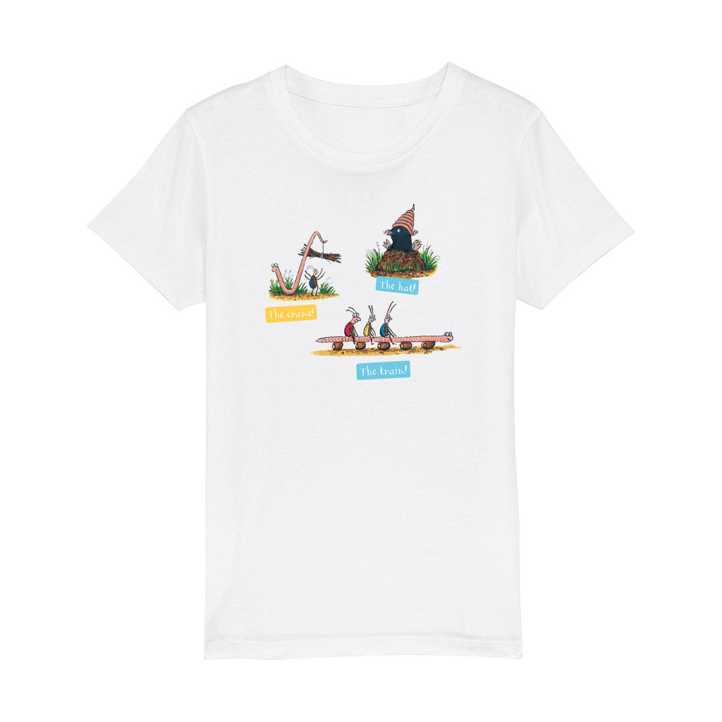 Superworm icons White T-shirt