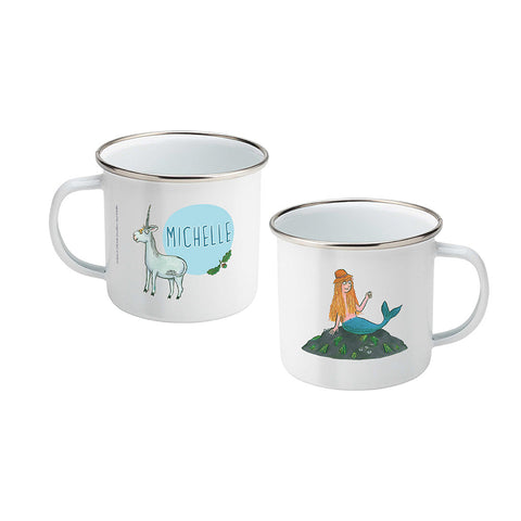 Zog and the Flying Doctors 'Hooray' Personalised Enamel Mug