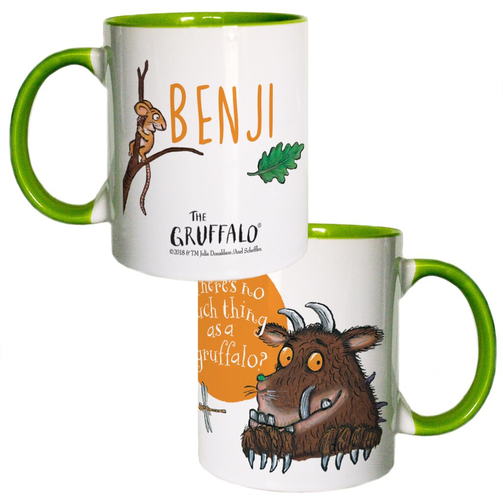 The Gruffalo - Personalised Coloured Insert Mugs