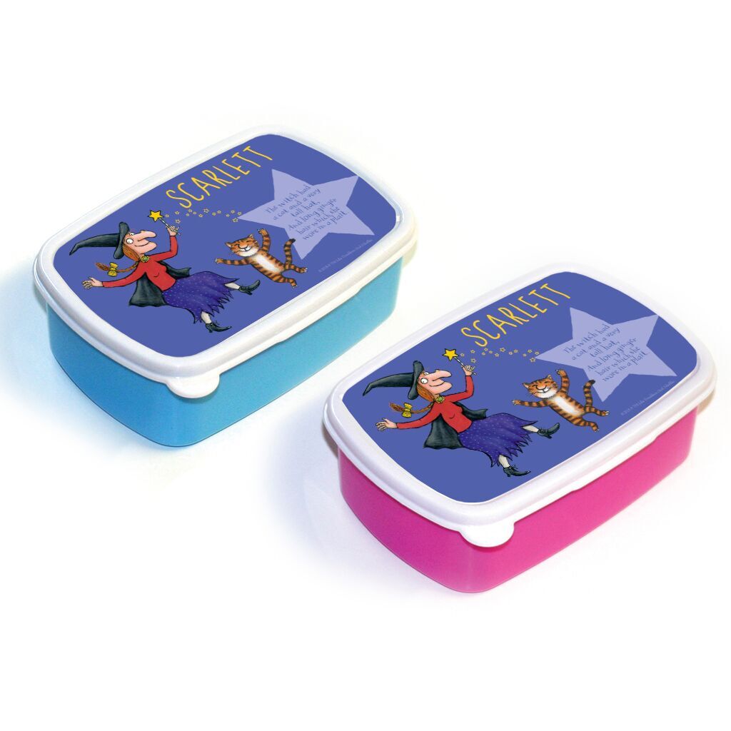 Room on the Broom - Personalised Lunch Boxes