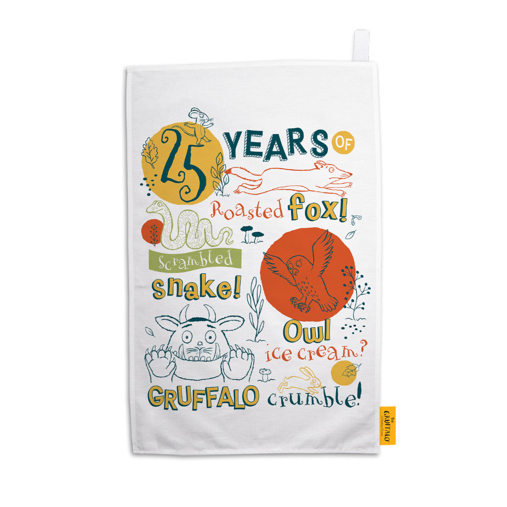 Celebrate 25 Years of the Gruffalo with This Delightful Tea Towel!