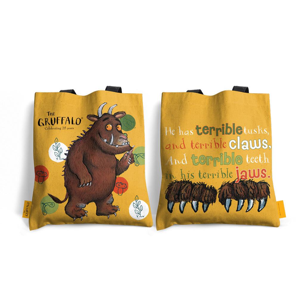 Celebrate 25 Years of Gruffalo Adventures with this Edge-to-Edge Tote!