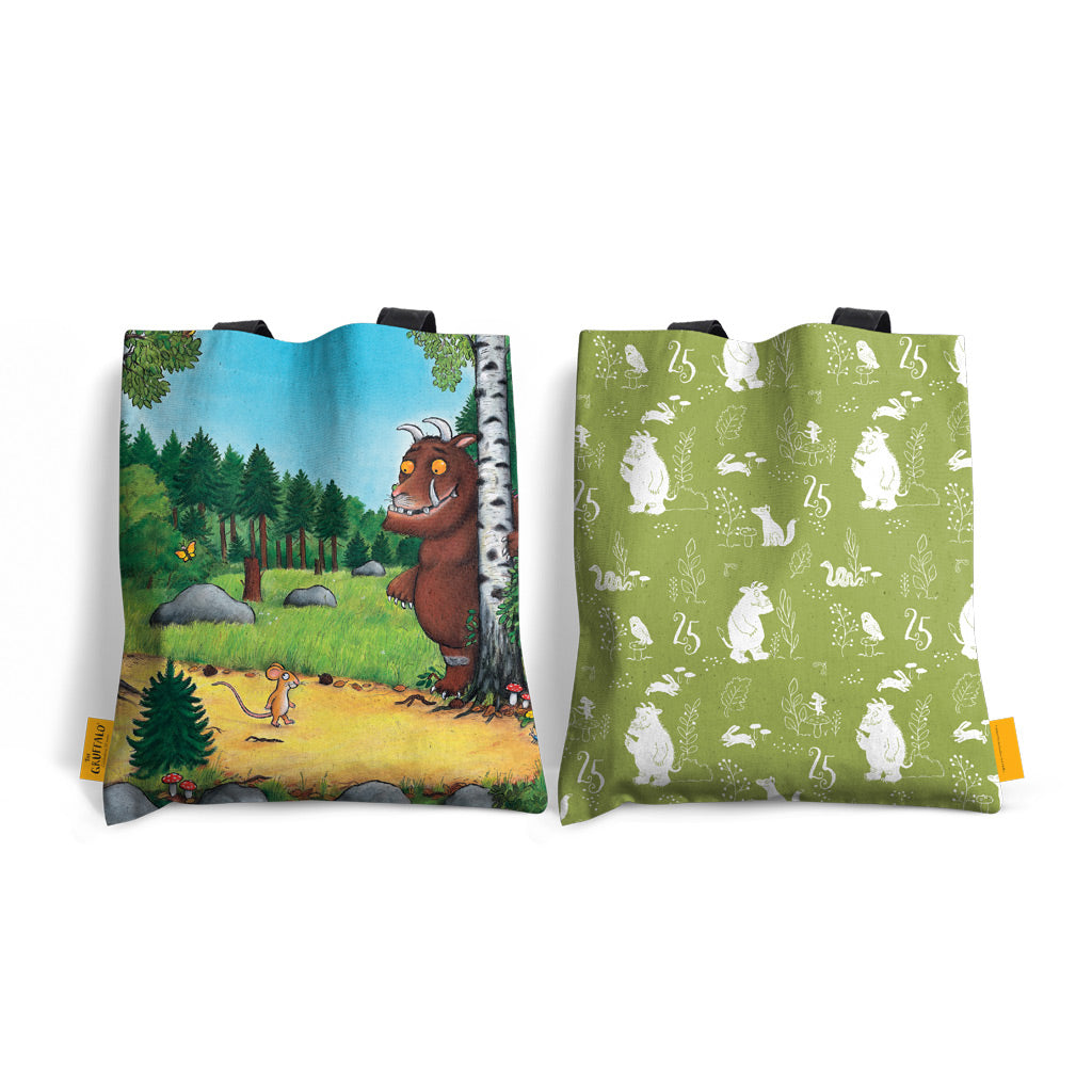 Double Trouble Delights: Celebrate 25 Years with the Gruffalo & Mouse Edge-to-Edge Tote!