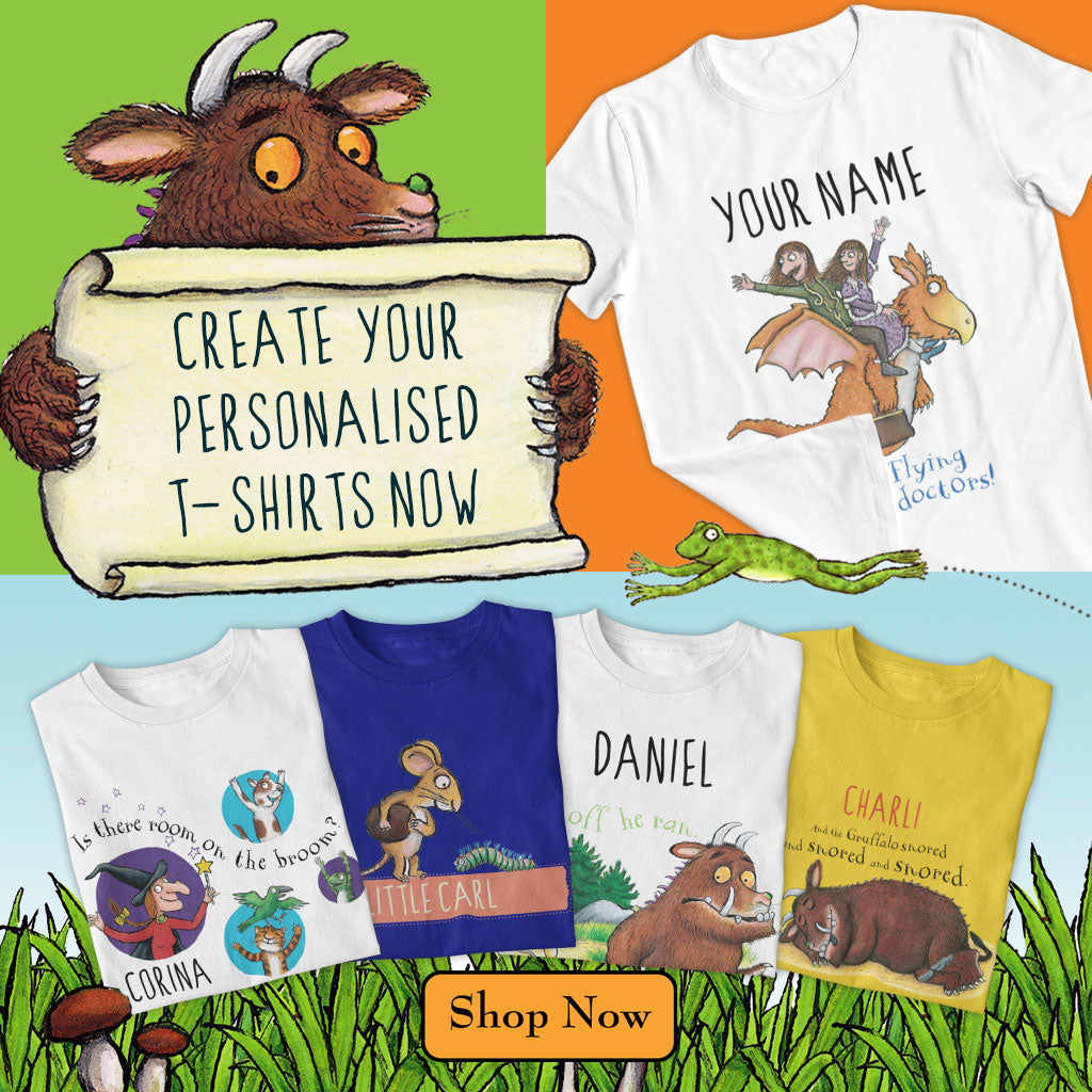 Gruffalo and Friends Personalised T-Shirts - Shop Now