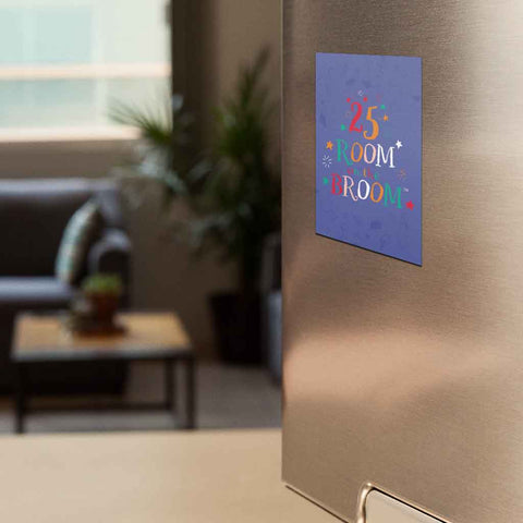 Room on the Broom 25th Anniversary Logo Magnet | Glossy Fridge Magnet (2x3")