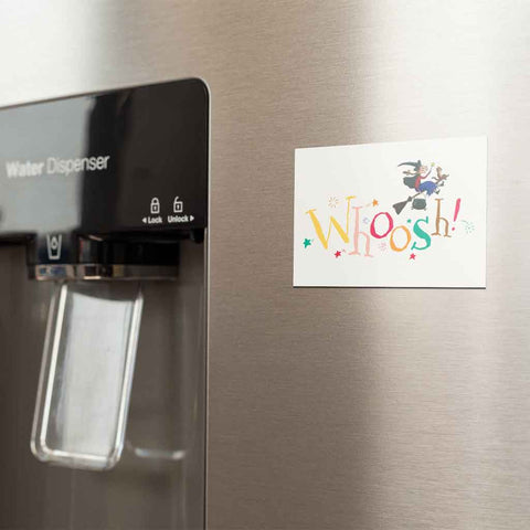 Room on the Broom 25th Anniversary 'Whoosh!' Fridge Magnet | Glossy (2x3")