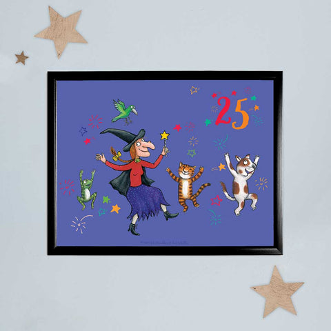 Room on the Broom 25th Anniversary Celebration Art Print | Framed Options