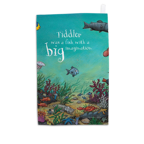 Tiddler Was a Fish With a Big Imagination Tea Towel