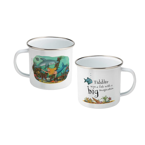 Tiddler Was a Fish With a Big Imagination Enamel Mug