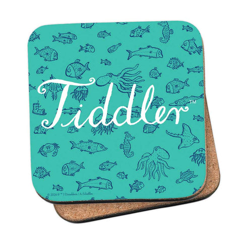 Tiddler Blue Pattern Coaster