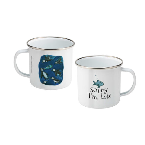 Tiddler, Sorry I'm Late Enamel Mug