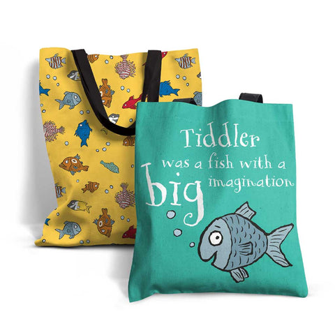 Tiddler Was a Fish With a Big Imagination Tote Bag