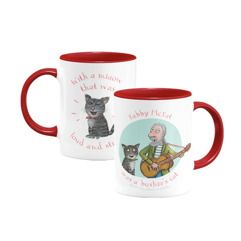 Tabby McTat the Buskers Cat Coloured Insert Mug