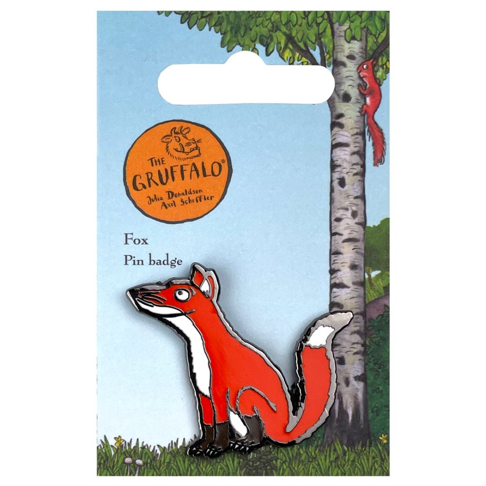 Fox Character Pin Badge