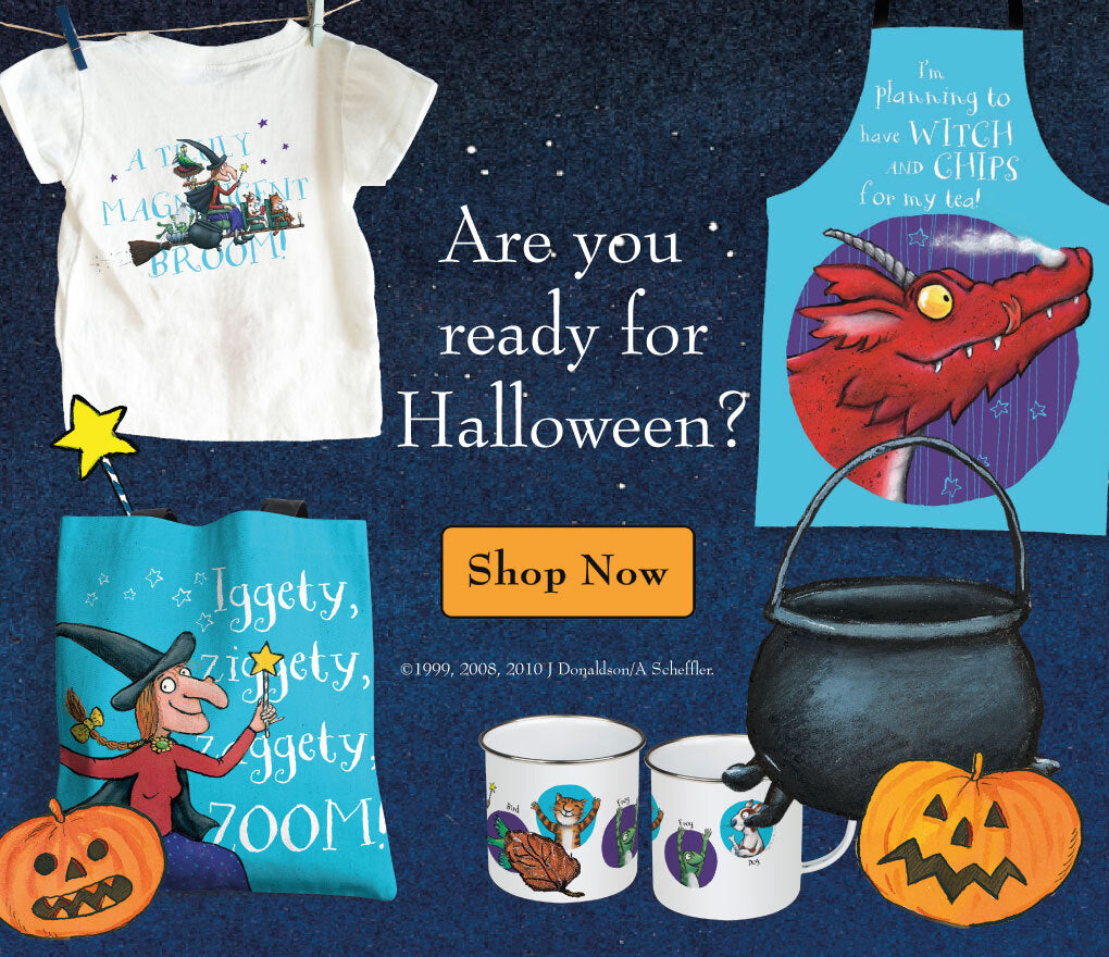 Gruffalo Shop - Halloween Range - Room on the Broom - Shop Online now