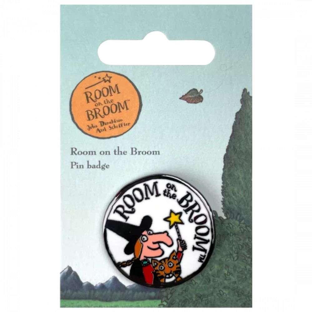 Room on the Broom Logo Pin Badge