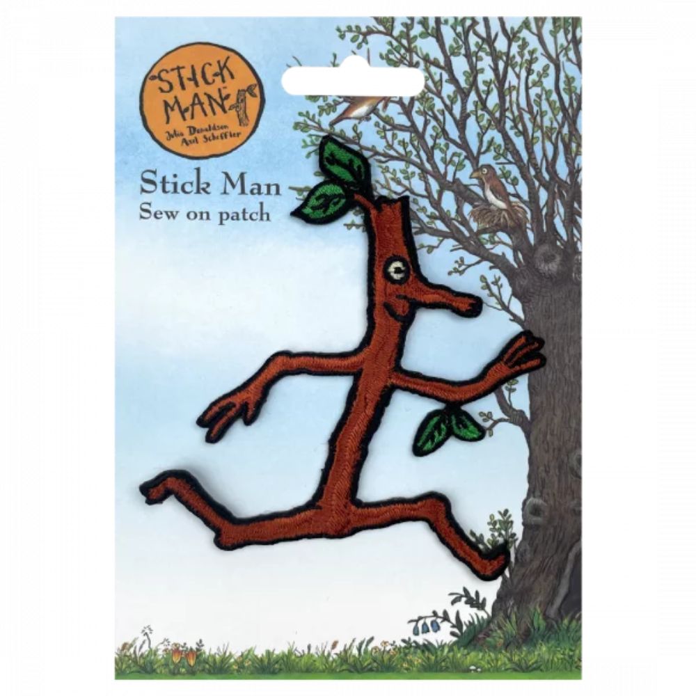 Stick Man Character Sew On Patch