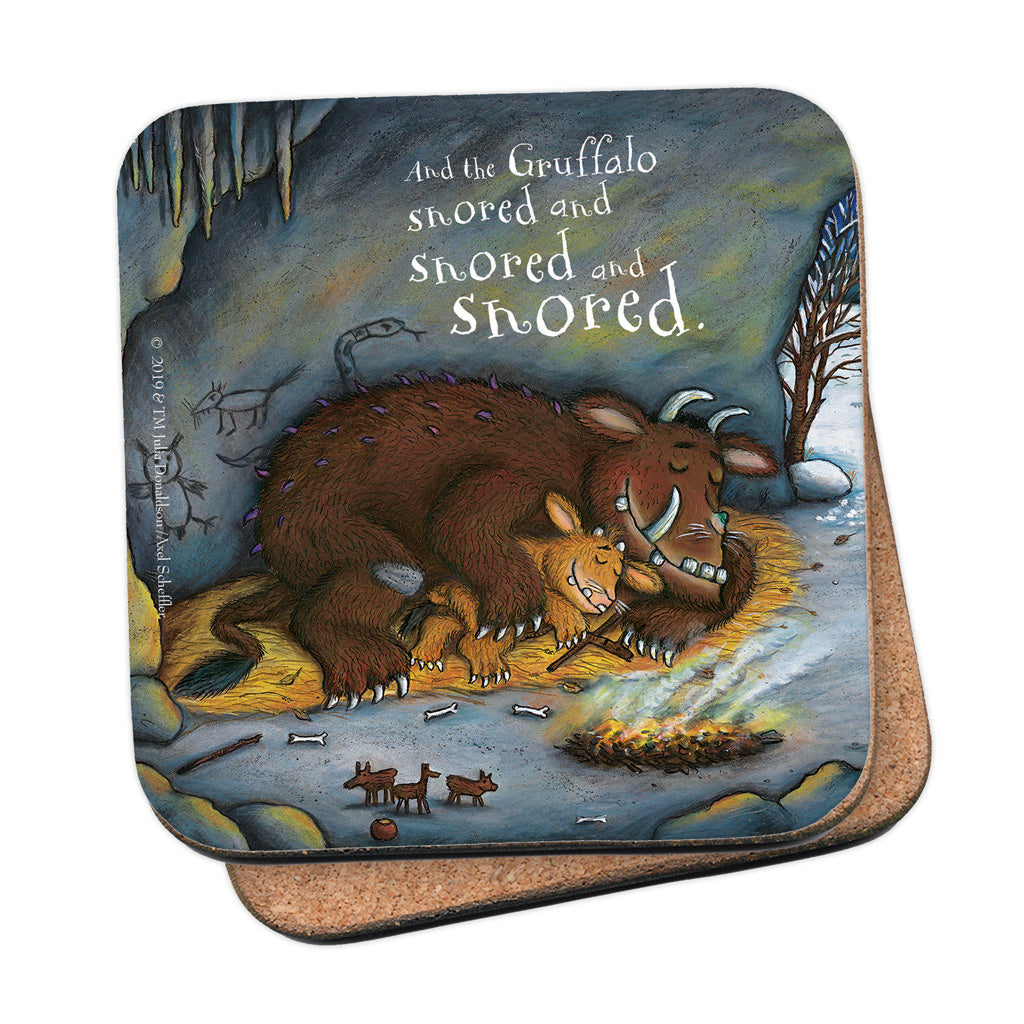 The Gruffalo's Child 'Snored and Snored' Coaster