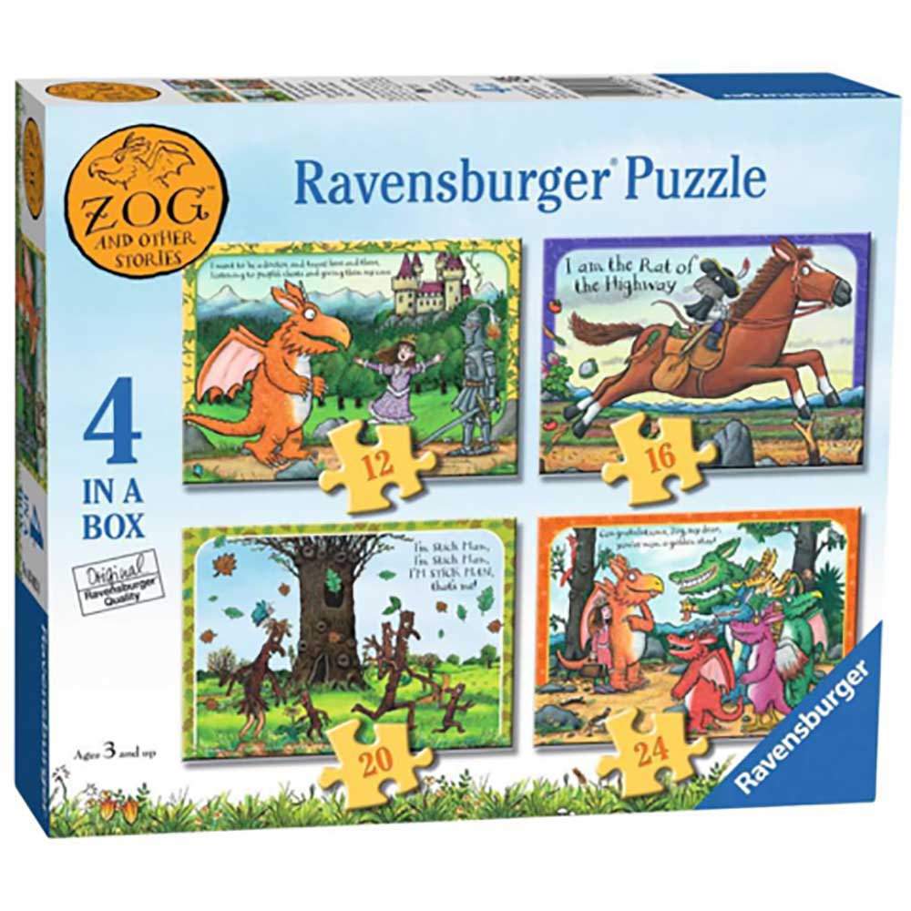 Zog, Highway Rat & Stick Man 4 in Box Puzzle