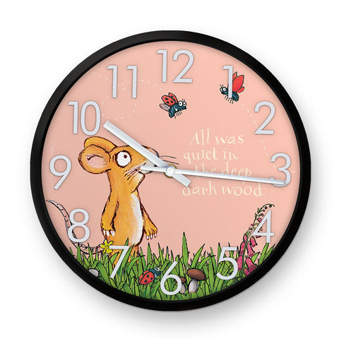The Gruffalo 'All was Quiet' Mouse Clock