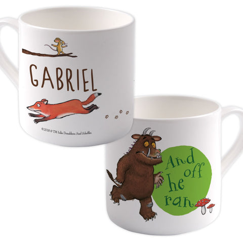 Fox and Gruffalo Personalised Large Bone China Mug