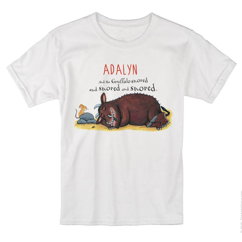 Gruffalo Sleeping Personalised T-shirt