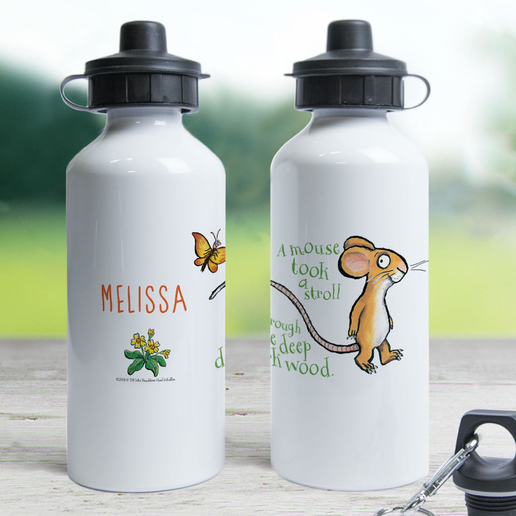 Gruffalo and Mouse Personalised Water Bottle (Lifestyle)