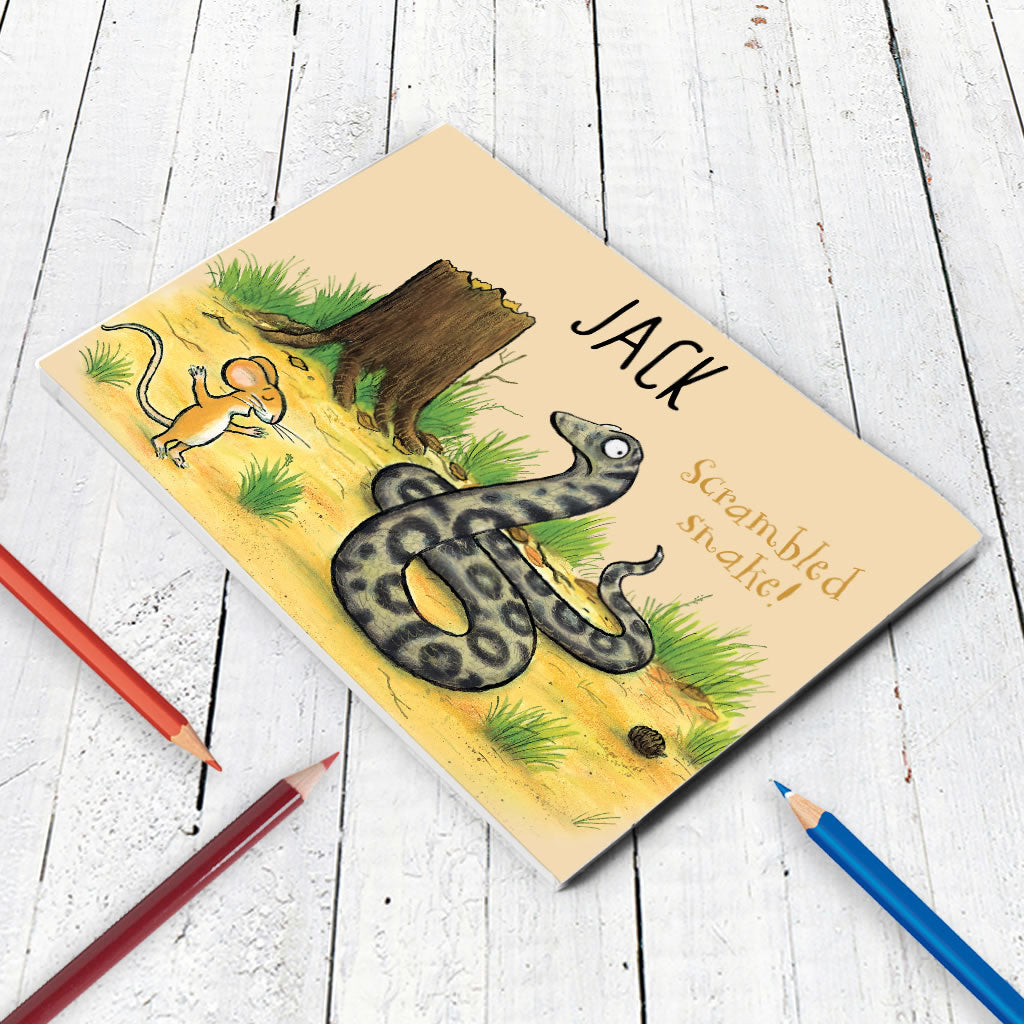 Snake and Mouse Personalised A5 Notepad (Lifestyle)