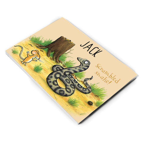 Snake and Mouse Personalised A5 Notepad