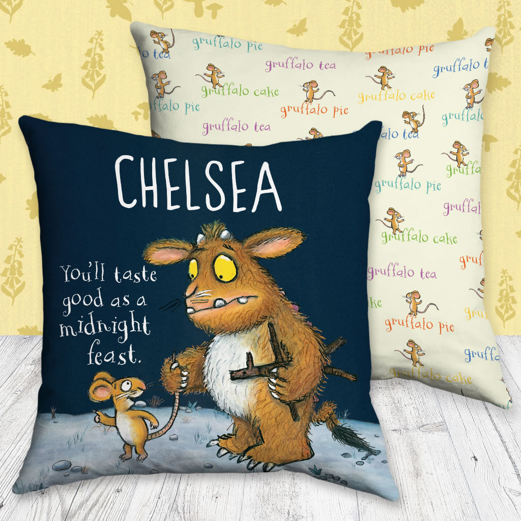Gruffalo's Child Personalised Cushion (Lifestyle)