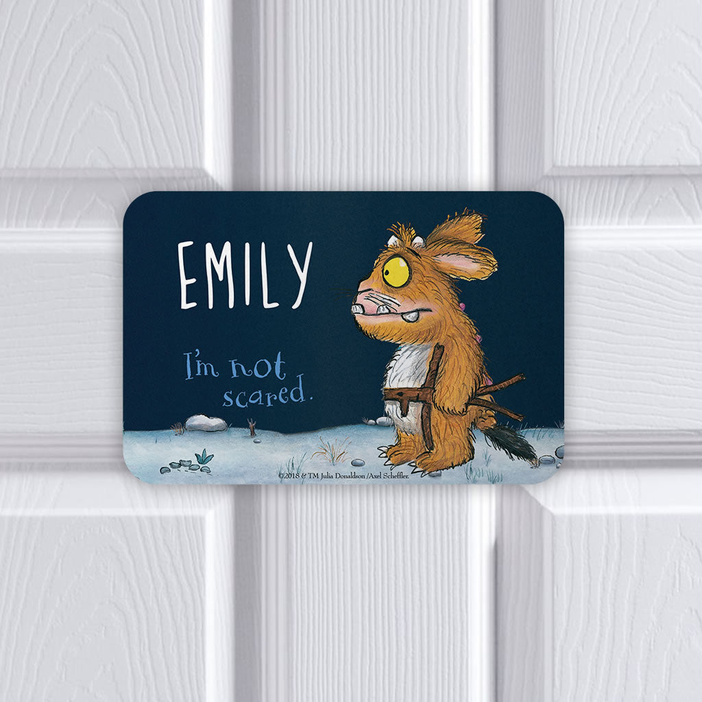 Personalised Gruffalo's Child Personalised Door Plaque (Lifestyle)