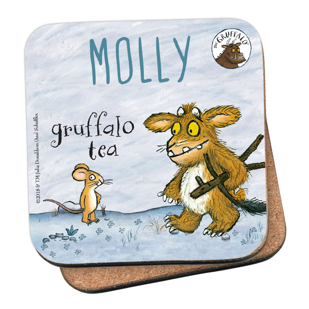 Gruffalo's Child and Mouse Personalised Coaster