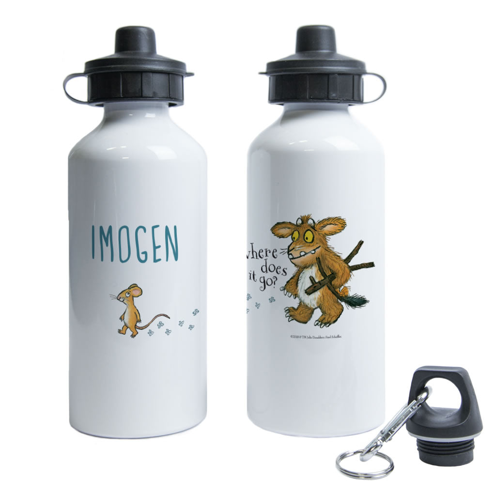 Gruffalo's Child and Mouse Walking Personalised Water Bottle