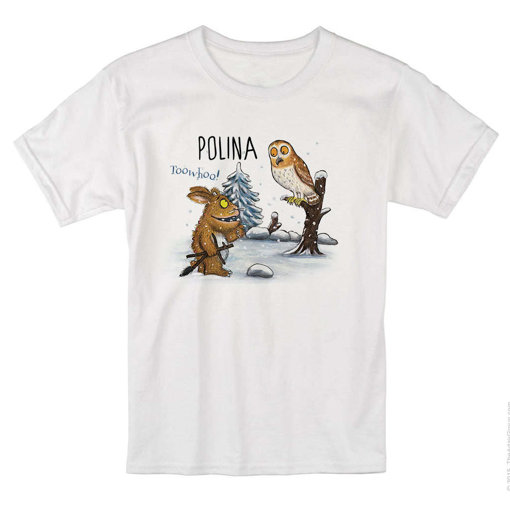 Gruffalo's Child and Owl Personalised T-shirt