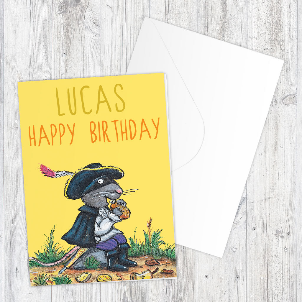 Yellow Highway Rat Personalised Greeting Card (Lifestyle)