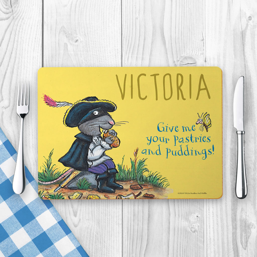 Yellow Highway Rat Personalised Placemat (Lifestyle)