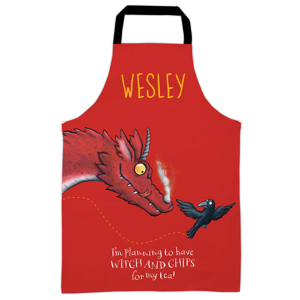 Red Room on the Broom Personalised Apron